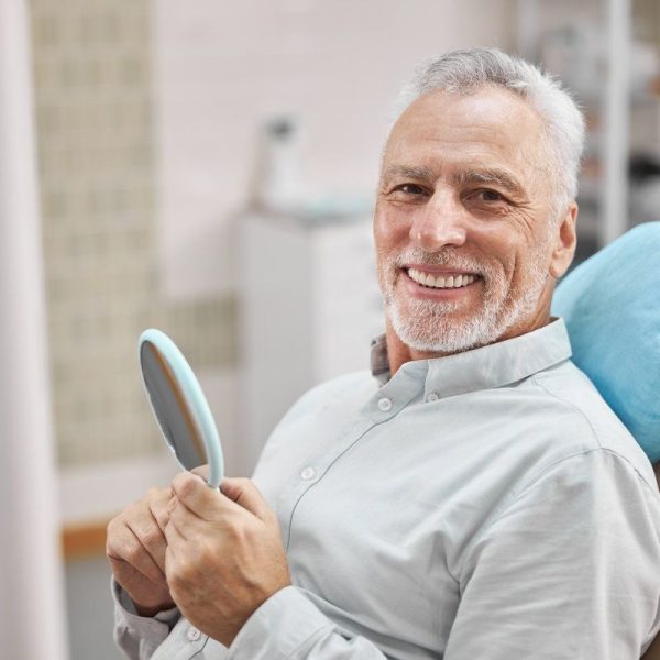 man having All-on-X Implant